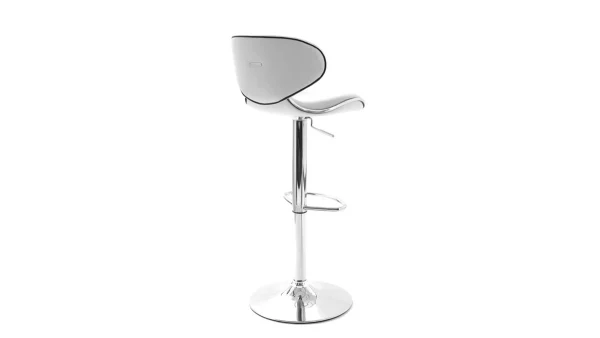 Tabourets De Bar Design Blancs (lot De 2) PEGASE 5