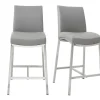 Tabourets De Bar Design Gris Clair H70 Cm (lot De 2) OLLY soldes luxe 20