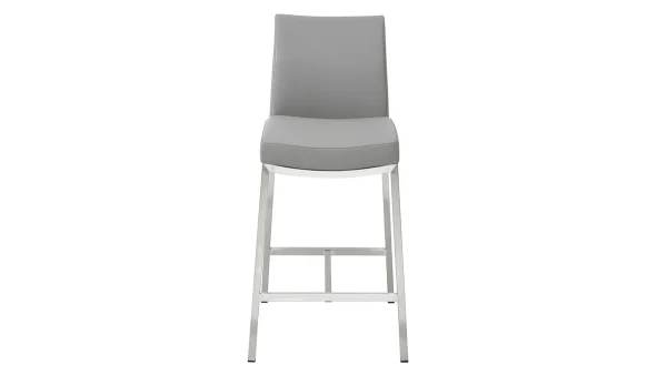 Tabourets De Bar Design Gris Clair H70 Cm (lot De 2) OLLY soldes luxe 3