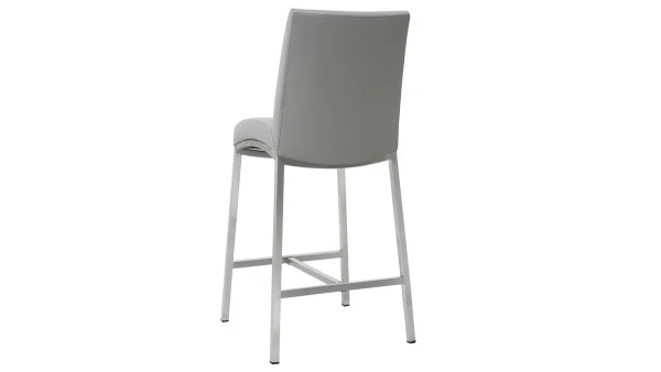 Tabourets De Bar Design Gris Clair H70 Cm (lot De 2) OLLY vente en ligne pas cher 5