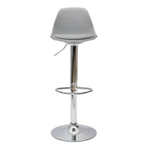 Tabourets De Bar Design Gris Clair (lot De 2) STEEVY mode pas cher 13