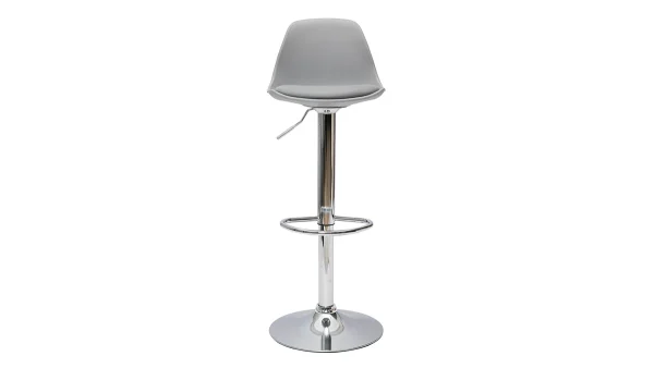 Tabourets De Bar Design Gris Clair (lot De 2) STEEVY mode pas cher 3