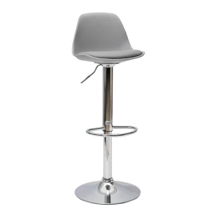 Tabourets De Bar Design Gris Clair (lot De 2) STEEVY mode pas cher 15