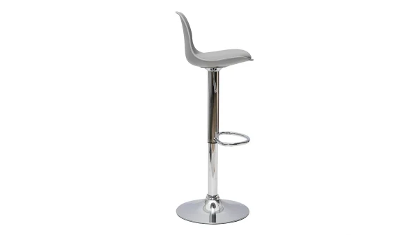 Tabourets De Bar Design Gris Clair (lot De 2) STEEVY mode pas cher 5