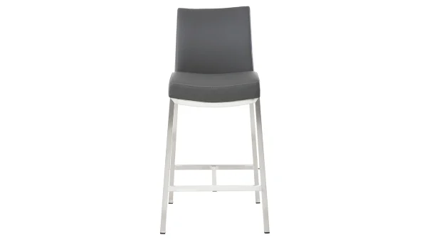 Tabourets De Bar Design Gris Foncé H70 Cm (lot De 2) OLLY vente pas cher 3