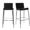 Tabourets De Bar Design Noirs 76 Cm EPSILON (lot De 2) 26