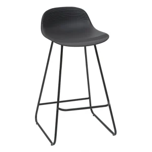 Tabourets De Bar Design Noirs H65 Cm (lot De 2) ELLA Livraison gratuite 14