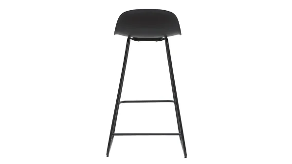 Tabourets De Bar Design Noirs H65 Cm (lot De 2) ELLA Retour gratuit en magasin. 6