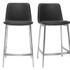 Tabourets De Bar Design Noirs H66 Cm (lot De 2) ARSENE Promotio de vente 26