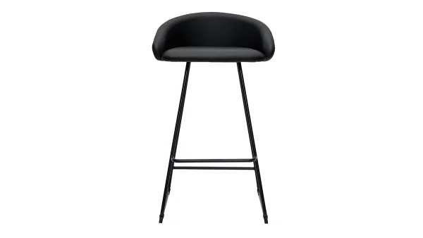 Nouvelle Collection Tabourets De Bar Design Noirs H69 Cm (lot De 2) REYNOLD 3