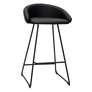 Nouvelle Collection Tabourets De Bar Design Noirs H69 Cm (lot De 2) REYNOLD 14