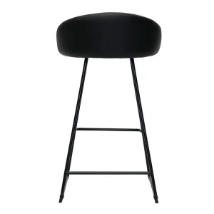 Tabourets De Bar Design Noirs H69 Cm (lot De 2) REYNOLD 18