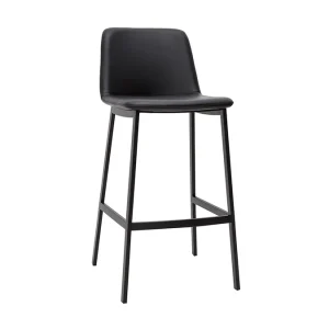 Tabourets De Bar Design Noirs H75 Cm (lot De 2) ARSENE 13