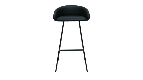 nouvelle saison Tabourets De Bar Design Noirs H75 Cm (lot De 2) REYNOLD 3