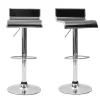 achat pas cher Tabourets De Bar Design Noirs WAVES (lot De 2) 26