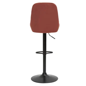 Retour gratuit en magasin. Tabourets De Bar Design Réglables Velours Rouge Tomette (lot De 2) HOLO 17