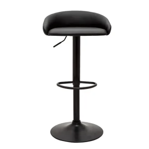 Tabourets De Bar Design Relevables Noirs (lot De 2) REYNOLD 11