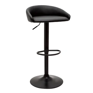 Tabourets De Bar Design Relevables Noirs (lot De 2) REYNOLD 13