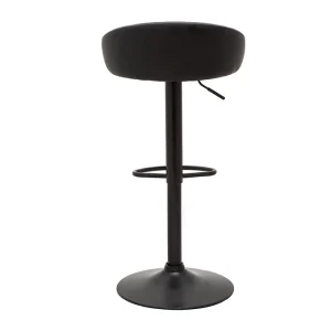 france Tabourets De Bar Design Relevables Noirs (lot De 2) REYNOLD 17