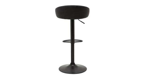 france Tabourets De Bar Design Relevables Noirs (lot De 2) REYNOLD 6