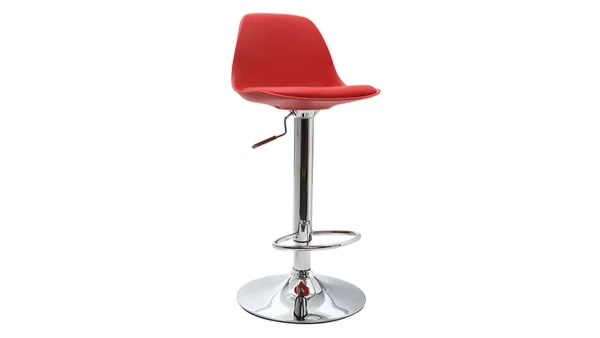 Officielle Tabourets De Bar Design Rouges (lot De 2) STEEVY 4