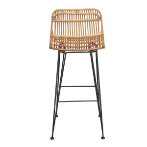 Tabourets De Bar En Rotin (lot De 2) MALACCA 19