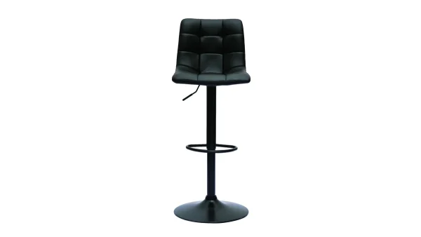 vente à bas prix Tabourets De Bar Réglables Design Noirs (lot De 2) MAXWELL 3