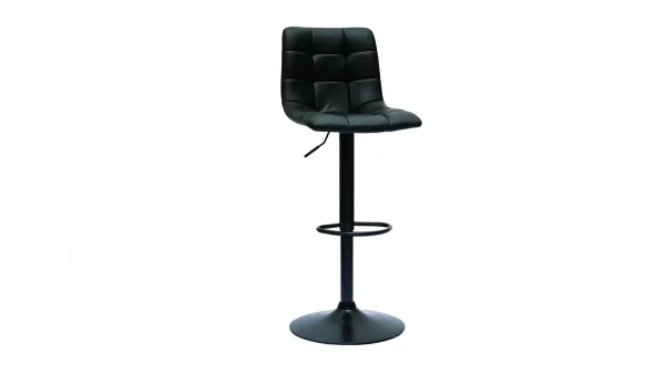 vente à bas prix Tabourets De Bar Réglables Design Noirs (lot De 2) MAXWELL 4