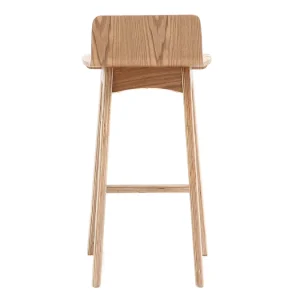 Tabourets De Bar Scandinaves Bois Clair H65 Cm (lot De 2) BALTIK à prix imbattables 15