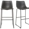 Tabourets De Bar Vintage Noirs 73 Cm (lot De 2) NEW ROCK 8