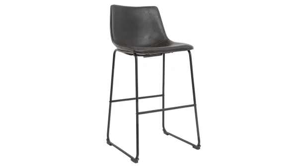 prix le plus bas Tabourets De Bar Vintage Noirs 73 Cm (lot De 2) NEW ROCK 4