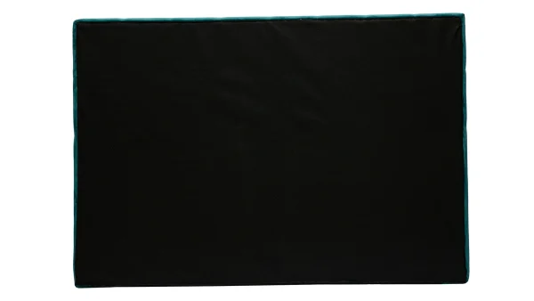 Tête De Lit Capitonnée En Tissu Velours Bleu Pétrole L160 Cm ENGUERRAND 3