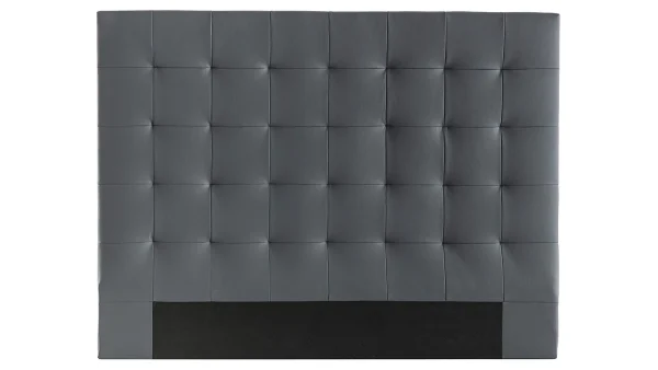 Tête De Lit Capitonnée Gris Foncé L160 Cm HALCIONA 1