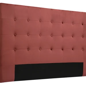 Tête De Lit En Tissu Velours Rouge Tomette L170 Cm LUTECE 9