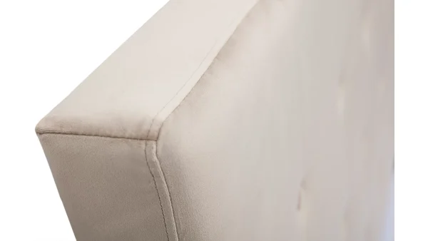 Tête De Lit En Tissu Velours Taupe L170 Cm LUTECE 5