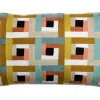 Coussin Brodé Multicolore 40 X 65 Cm PINTA Promotio de vente 10