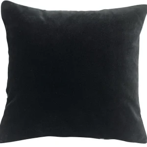 Neuve avec étiquette Coussin En Coton Bronze Avec Motif Noir Brodé 45 X 45 Cm CROP 8