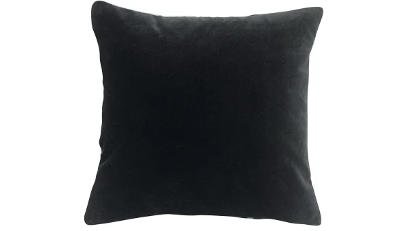 Neuve avec étiquette Coussin En Coton Bronze Avec Motif Noir Brodé 45 X 45 Cm CROP 3