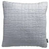 Livraison gratuite Coussin En Coton Texturé Gris Perle 45 X 45 Cm WAFLE 13