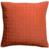 REMISE allant Coussin En Coton Texturé Orange 45 X 45 Cm WAFLE 10