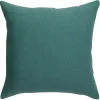 Coussin En Lin Bleu Canard 45 X 45 Cm LINEN magasin 13