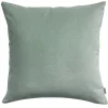 magasin Coussin En Velours Bleu Clair 45 X 45 Cm VELUTO 11