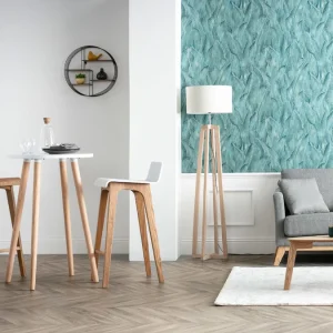 fashion pas cher Etagère Murale Design Ronde Bois Et Métal ENSO 11