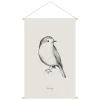 Kakemono Dessin Oiseau L40 X L60cm MELODY vente en ligne 17