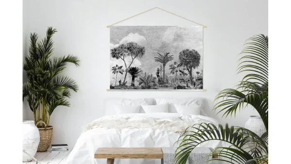 Kakemono Ethnique Noir Et Blanc L150 X L100 Cm BAMAKO dernières 3