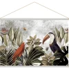 site pas cher Kakemono Jungle L90 X L60 Cm PASSARO 13