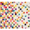 Tapis à Motif Graphique Multicolore 160 X 230 Cm RUBIKS Authentic Original licence 11