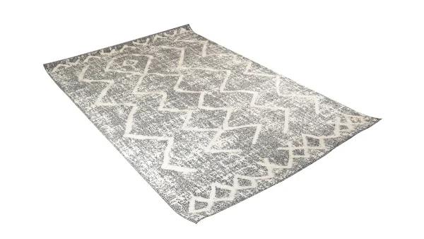 boutique en france Tapis Berbere Avec Motifs En Relief Gris Et Beige 160 X 230 Cm PALEO 3