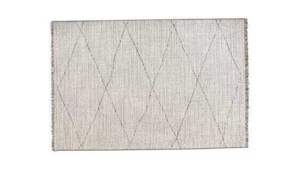 Tapis Blanc Type Berbère à Motif Losange 160 X 230cm BADILA Retour gratuit en magasin. 1