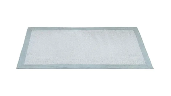 en ligne officielle Tapis De Couloir En Coton Bleu Perle 60 X 200 Cm ASTER 3